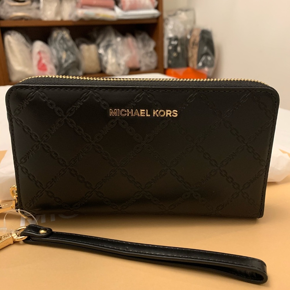 Michael Kors Large MF Phone Case Wallet